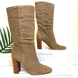 Nordstrom Signature Leather Bea Tall Heeled Boot